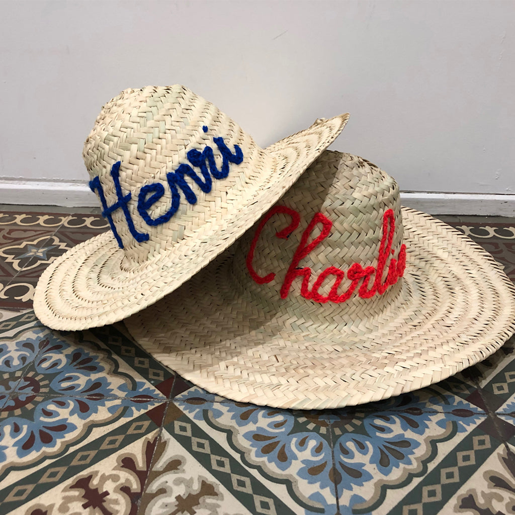 Chapeau de paille - Personnalisable